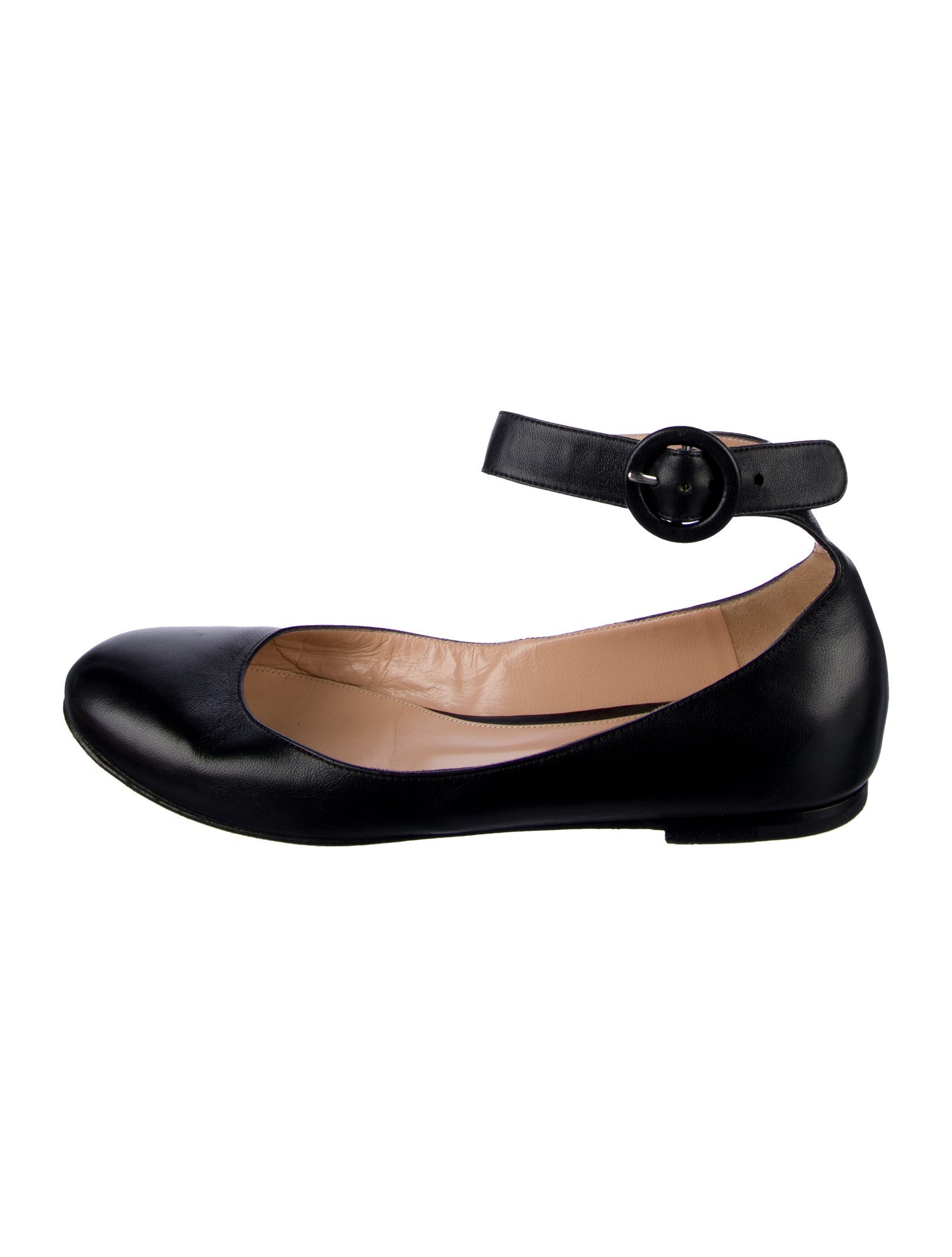Gianvito Rossi Leather Ballet Flats