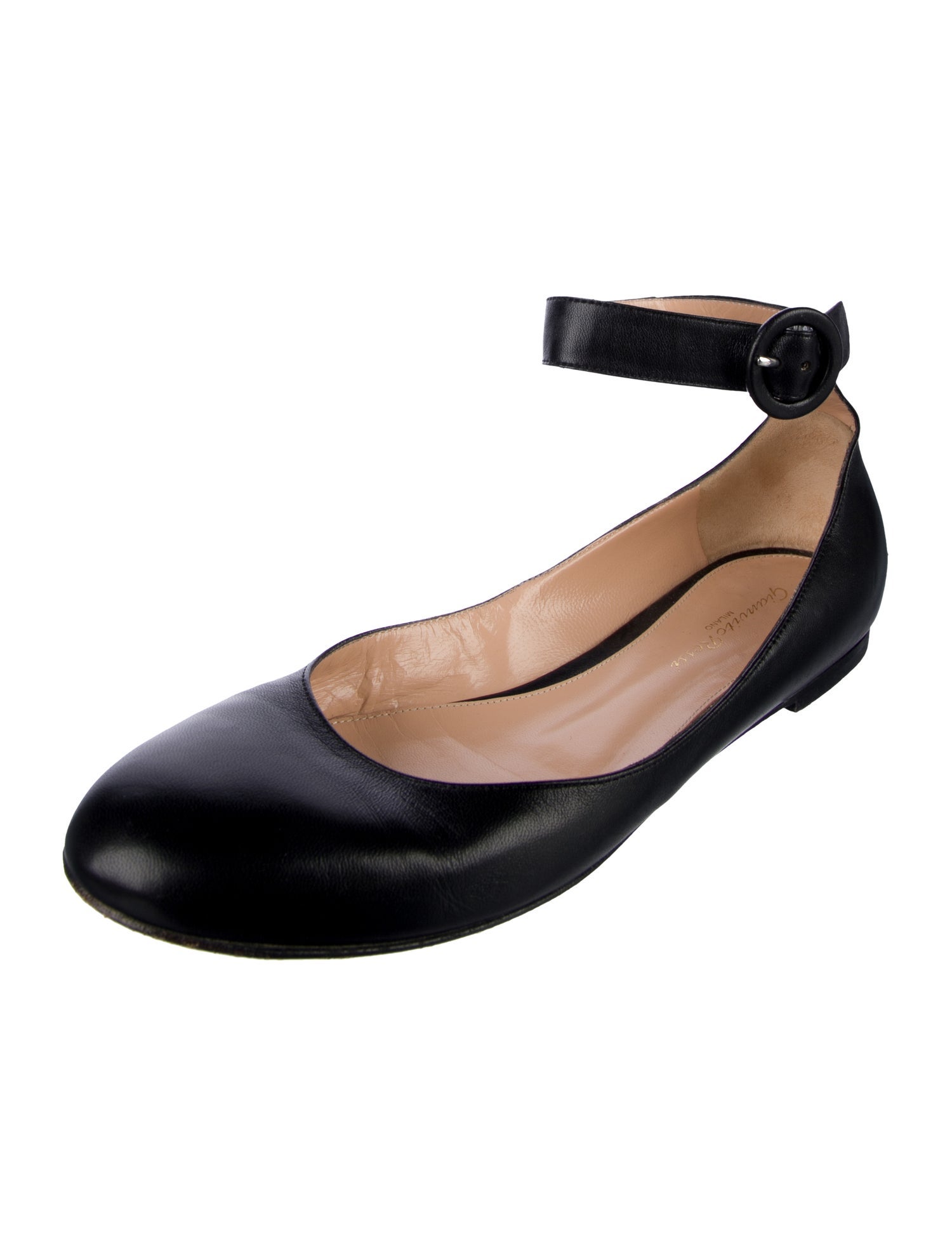 Gianvito Rossi Leather Ballet Flats