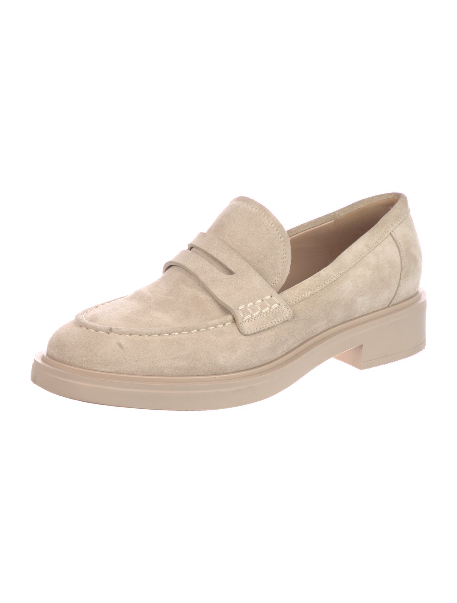 Gianvito Rossi Suede Loafers