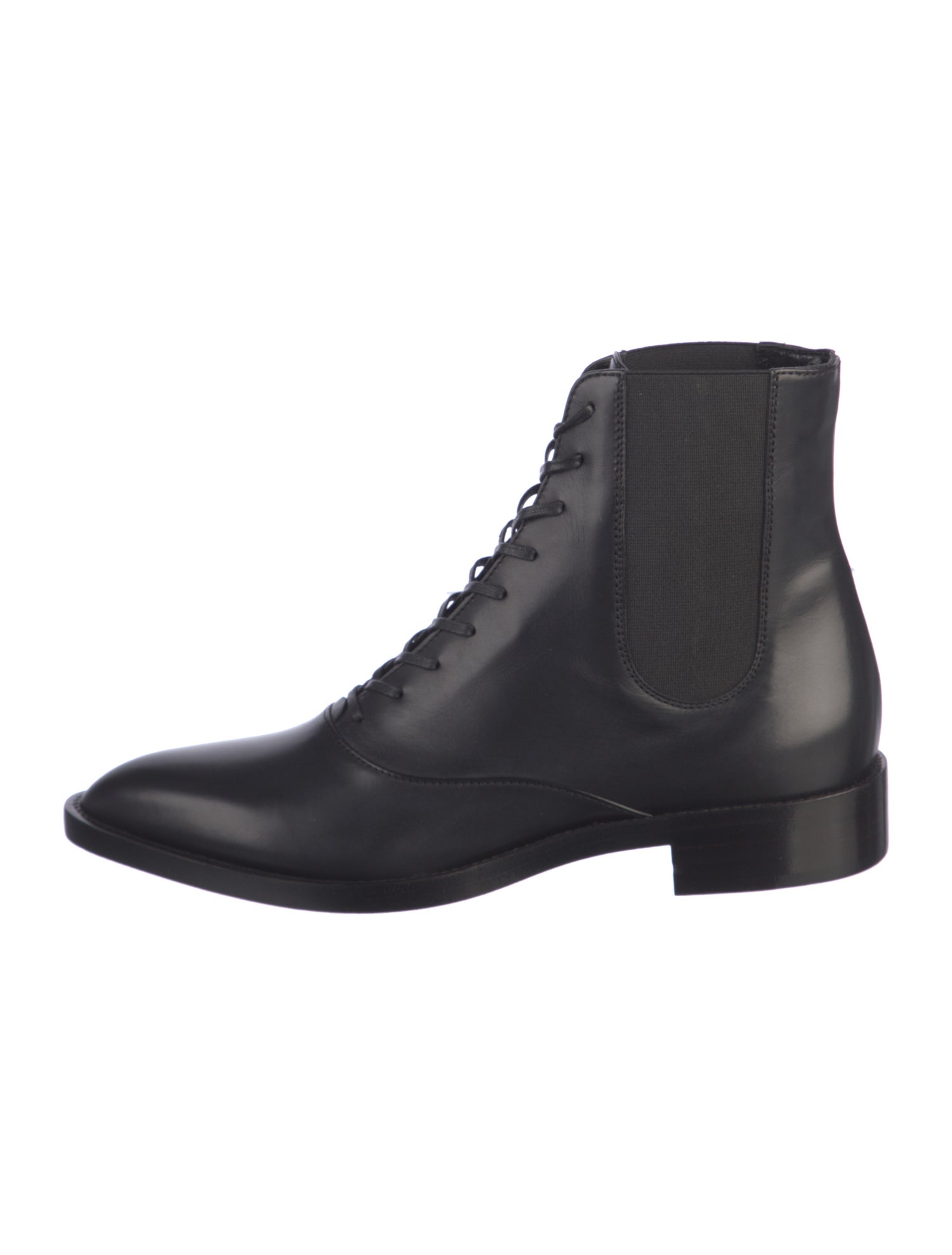 Gianvito Rossi Leather Combat Boots