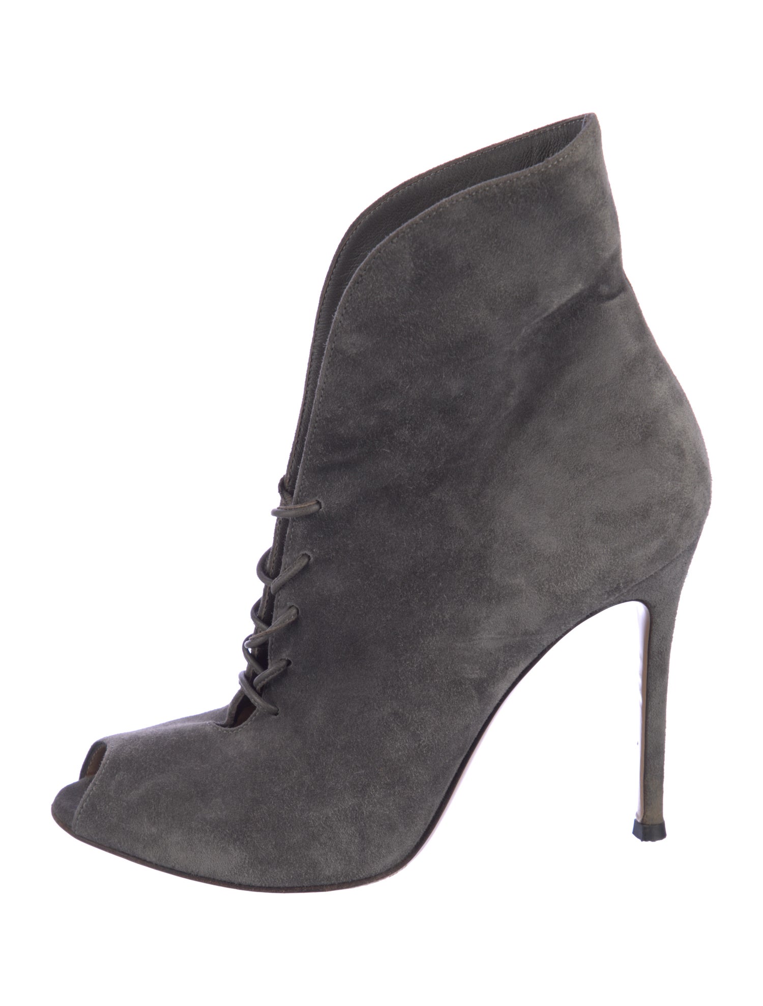 Gianvito Rossi Suede Slingback Sandals