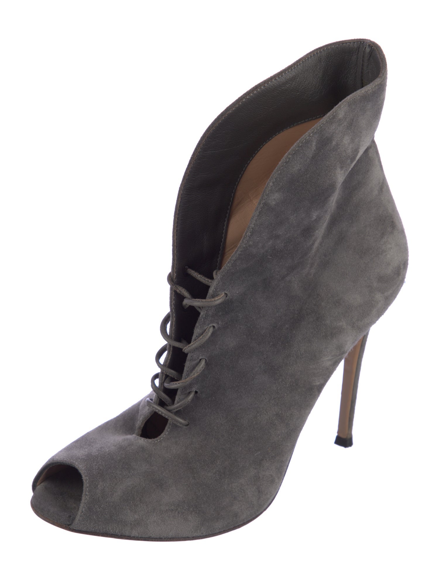 Gianvito Rossi Suede Slingback Sandals