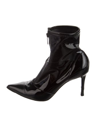 Gianvito Rossi Patent Leather Sock Boots