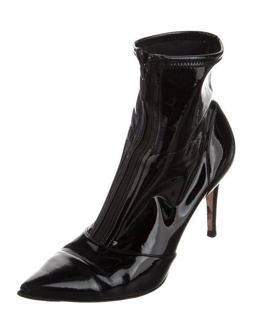 Gianvito Rossi Patent Leather Sock Boots