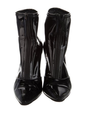 Gianvito Rossi Patent Leather Sock Boots