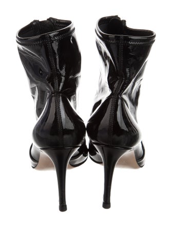 Gianvito Rossi Patent Leather Sock Boots