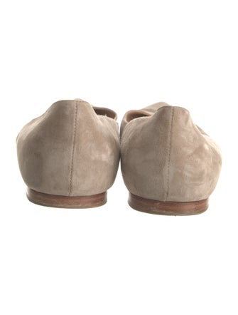 Gianvito Rossi Suede Flats