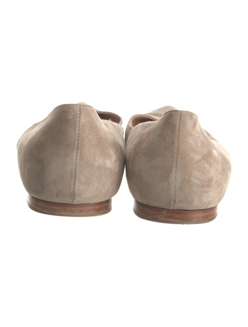 Gianvito Rossi Suede Flats