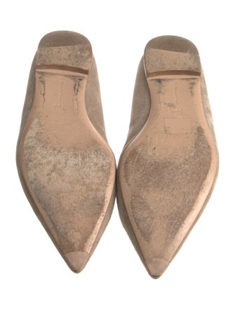 Gianvito Rossi Suede Flats