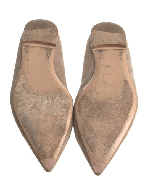Gianvito Rossi Suede Flats