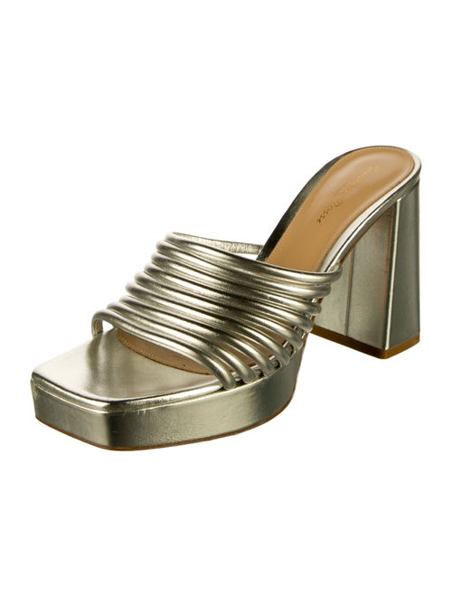 Gianvito Rossi Leather Slides