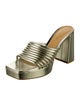 Gianvito Rossi Leather Slides