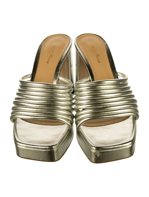 Gianvito Rossi Leather Slides