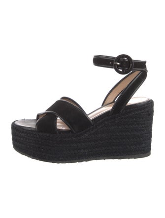 Gianvito Rossi Suede Espadrilles