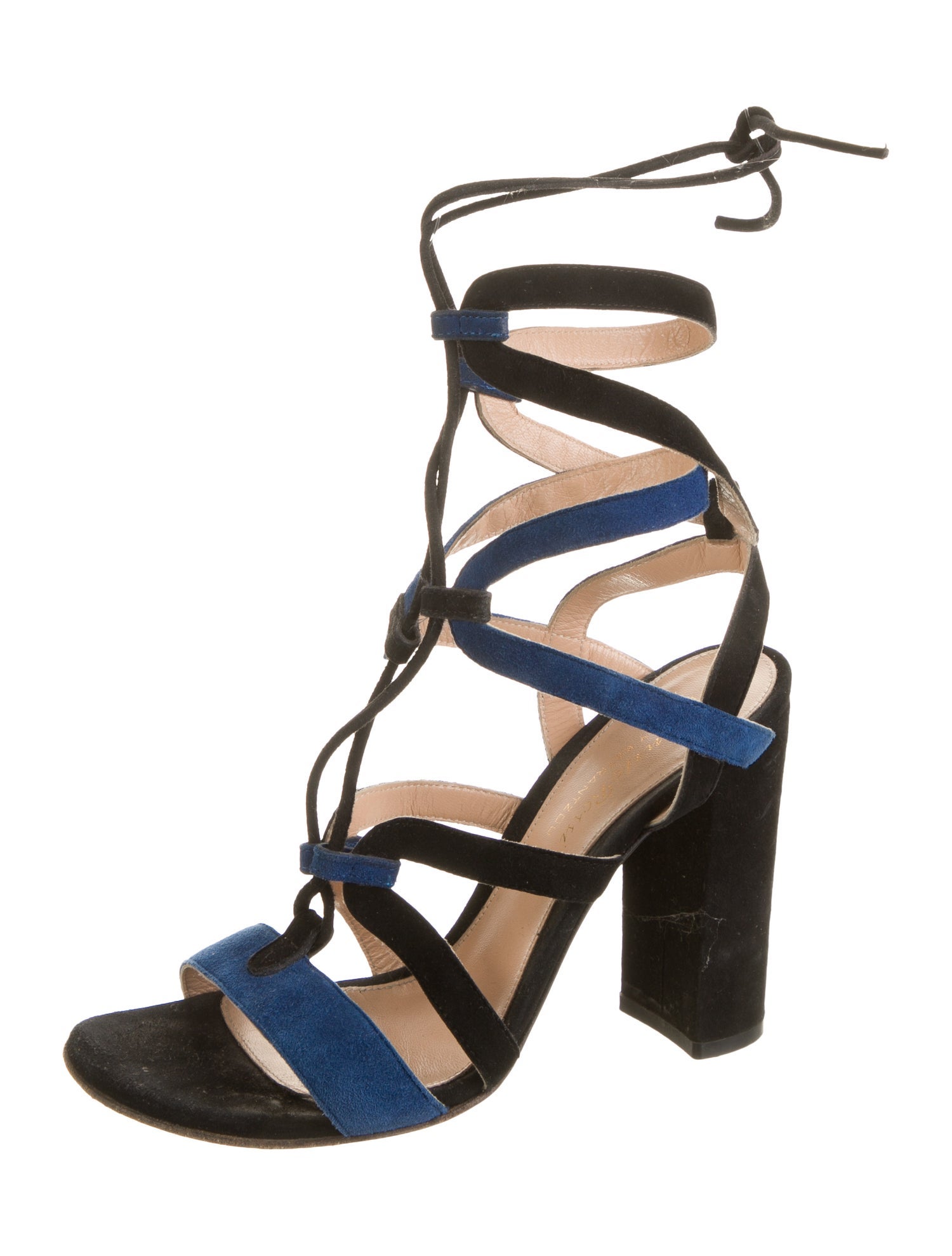 Gianvito Rossi Suede Gladiator Sandals