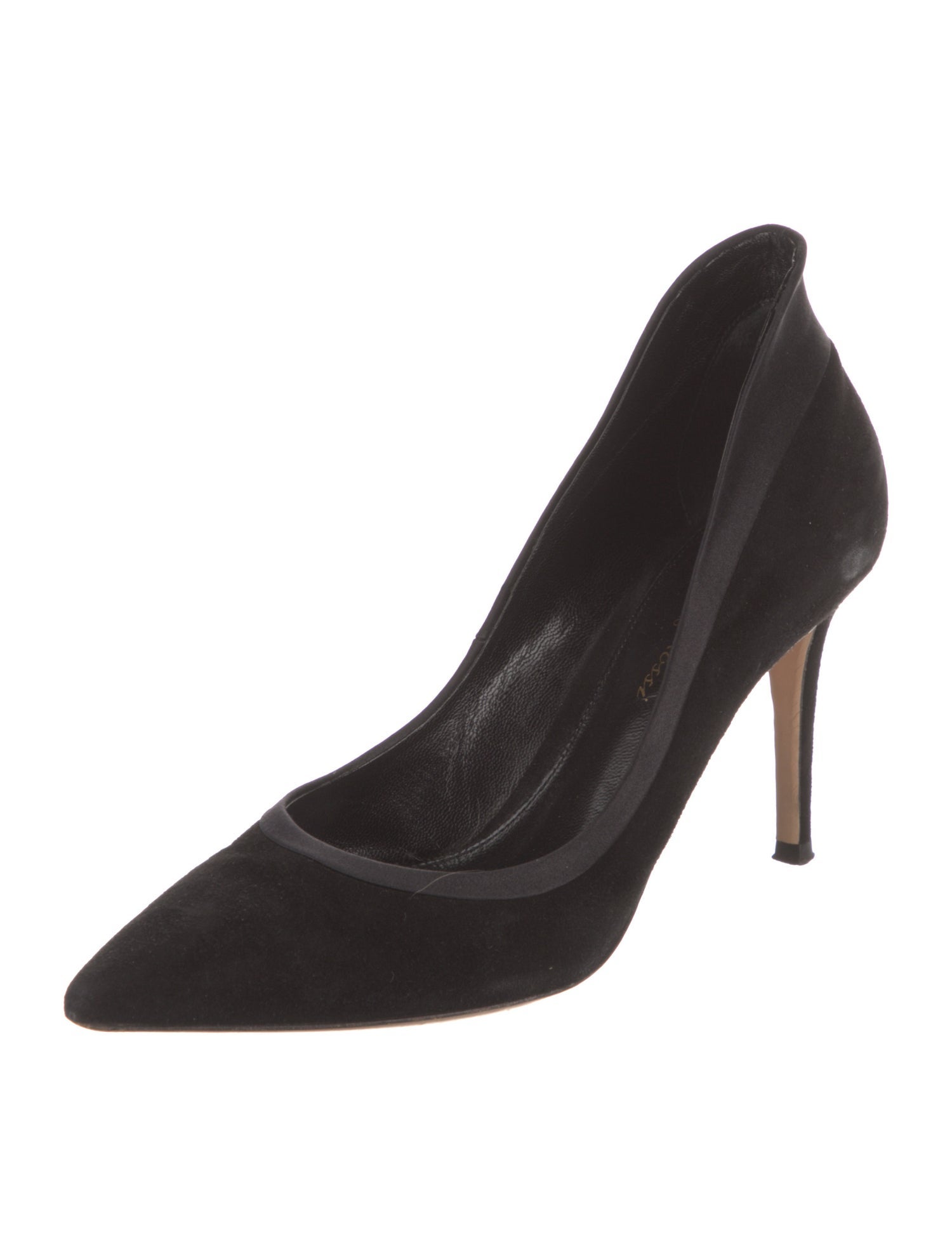 Gianvito Rossi Suede Slingback Sandals