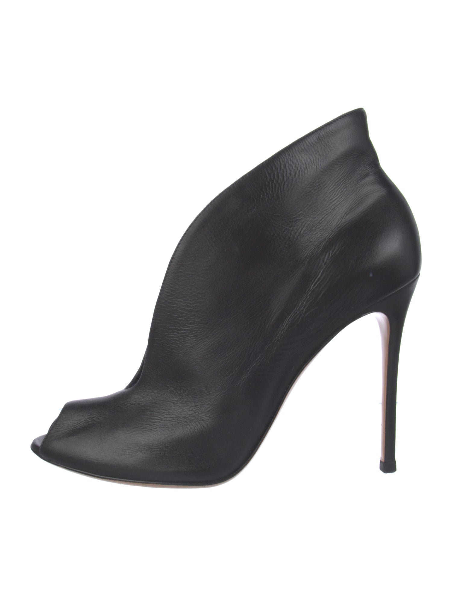 Gianvito Rossi Leather Cutout Accent Boots