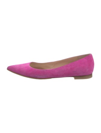 Gianvito Rossi Suede Ballet Flats