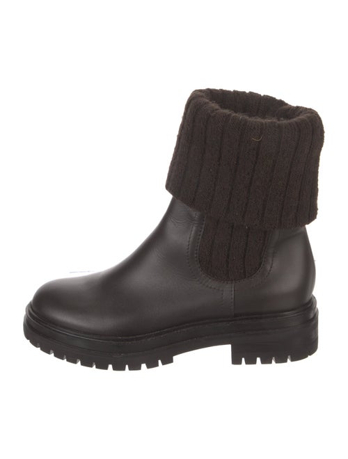 Gianvito Rossi Leather Sock Boots