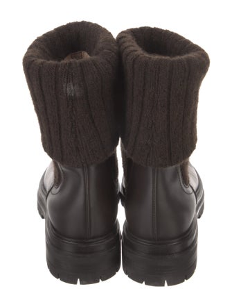 Gianvito Rossi Leather Sock Boots