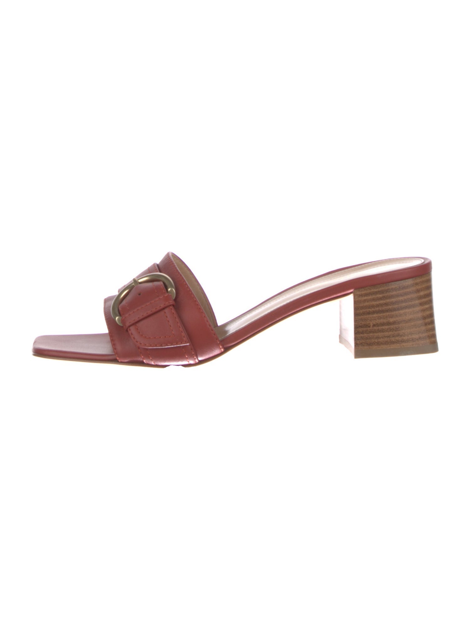 Gianvito Rossi Leather Slides