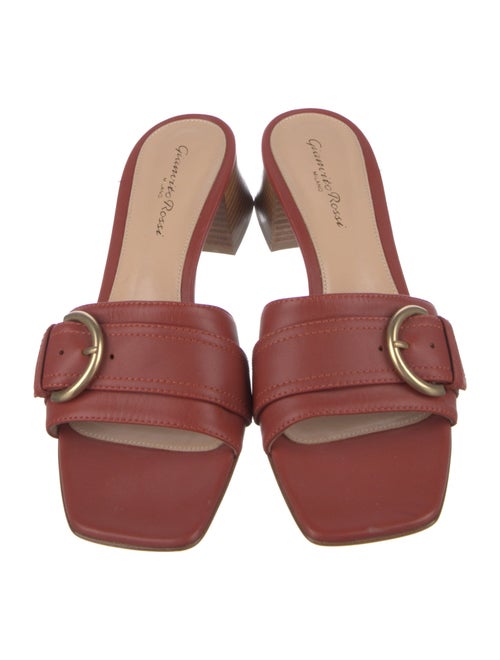 Gianvito Rossi Leather Slides