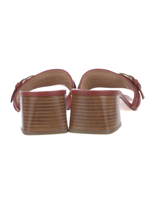 Gianvito Rossi Leather Slides