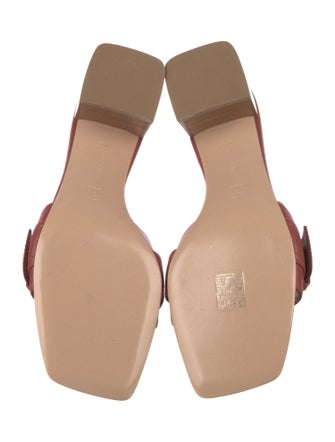 Gianvito Rossi Leather Slides