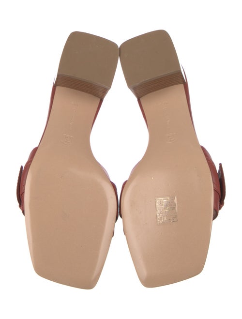 Gianvito Rossi Leather Slides