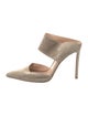 Gianvito Rossi Suede Mules