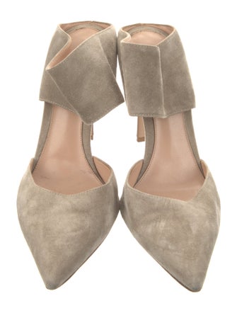 Gianvito Rossi Suede Mules