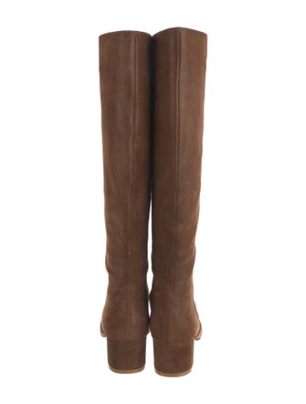 Gianvito Rossi Suede Riding Boots