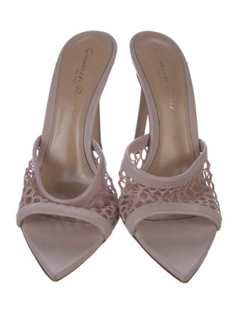 Gianvito Rossi Mesh Slides