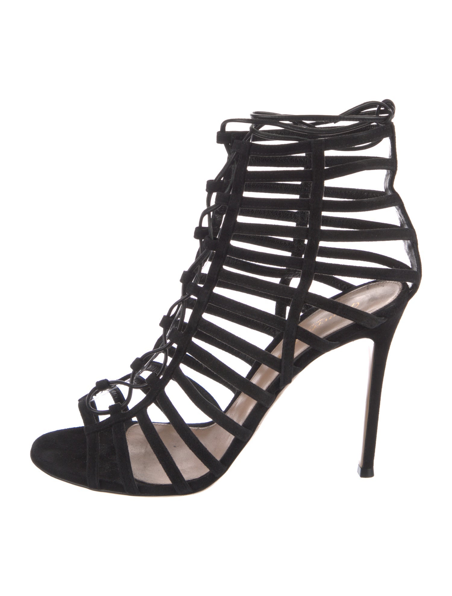 Gianvito Rossi Suede Gladiator Sandals