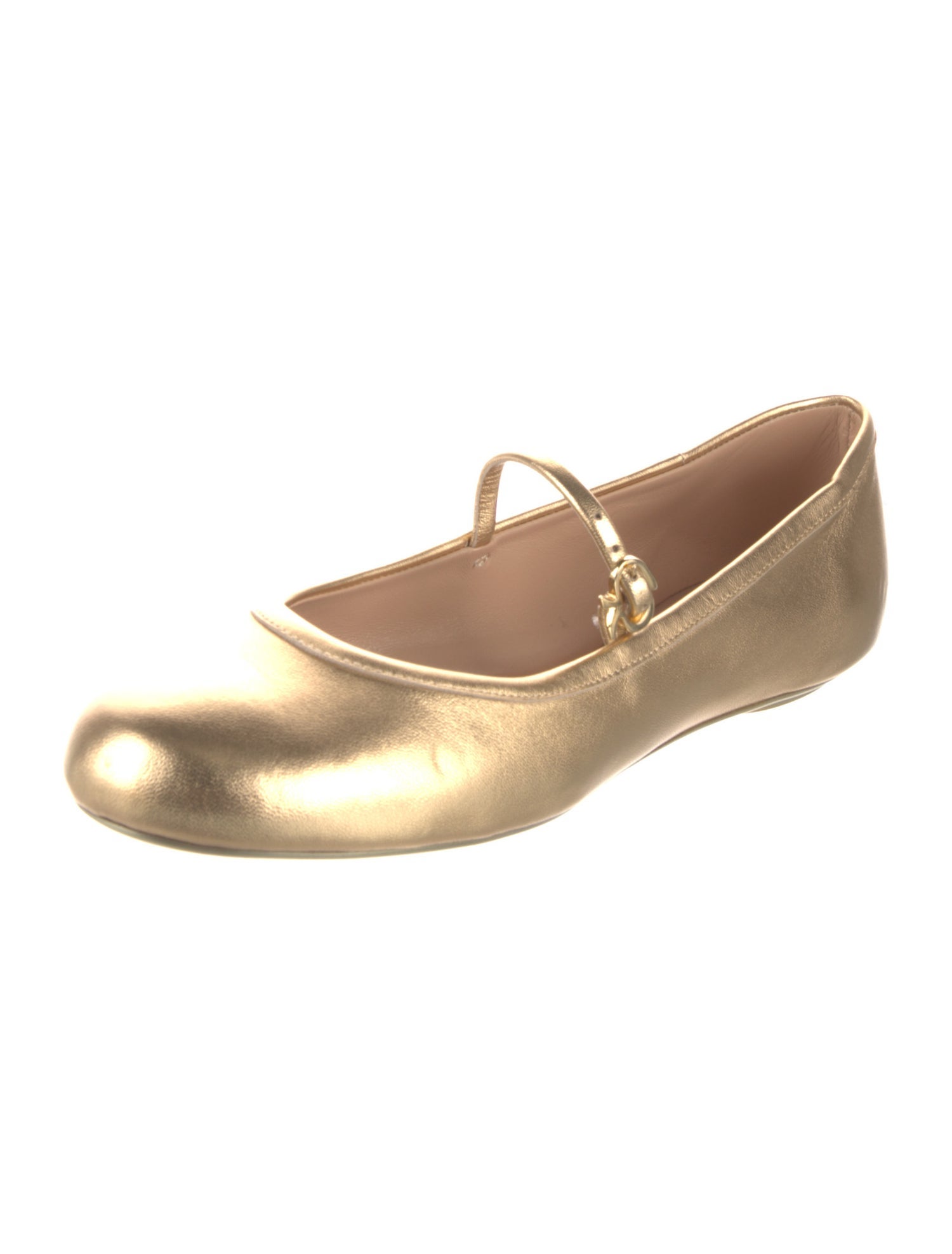 Gianvito Rossi Leather Mary Jane Flats