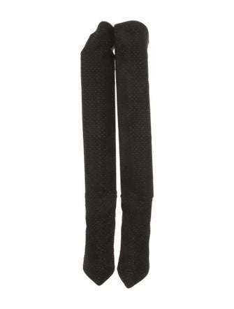 Gianvito Rossi Suede Printed Boots