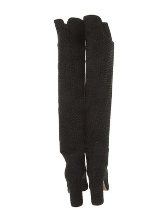 Gianvito Rossi Suede Printed Boots