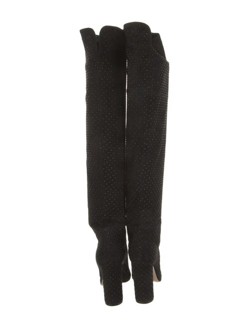 Gianvito Rossi Suede Printed Boots