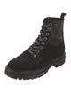 Gianvito Rossi Suede Combat Boots