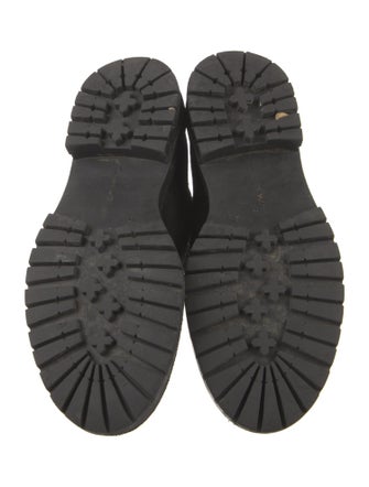 Gianvito Rossi Suede Combat Boots