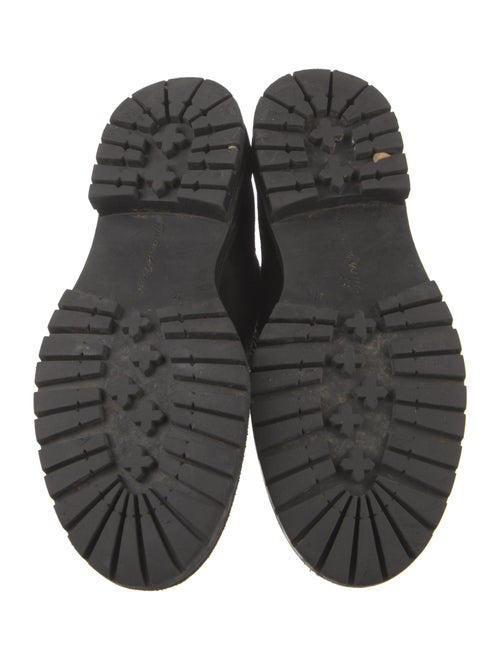 Gianvito Rossi Suede Combat Boots