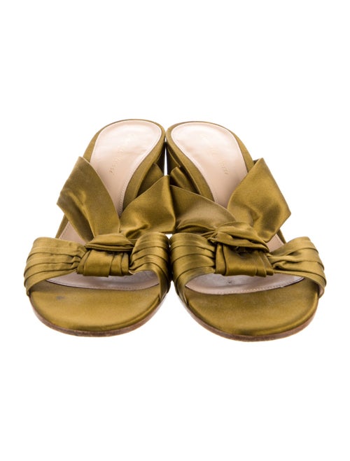 Gianvito Rossi Satin Slides