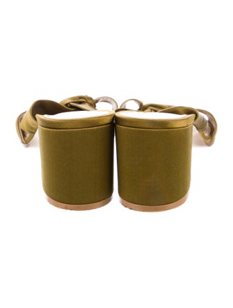 Gianvito Rossi Satin Slides