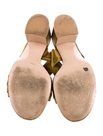 Gianvito Rossi Satin Slides