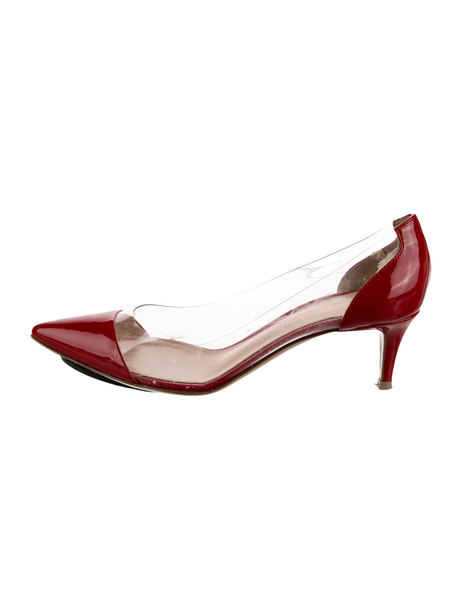 Gianvito Rossi Patent Leather D'Orsay Pumps