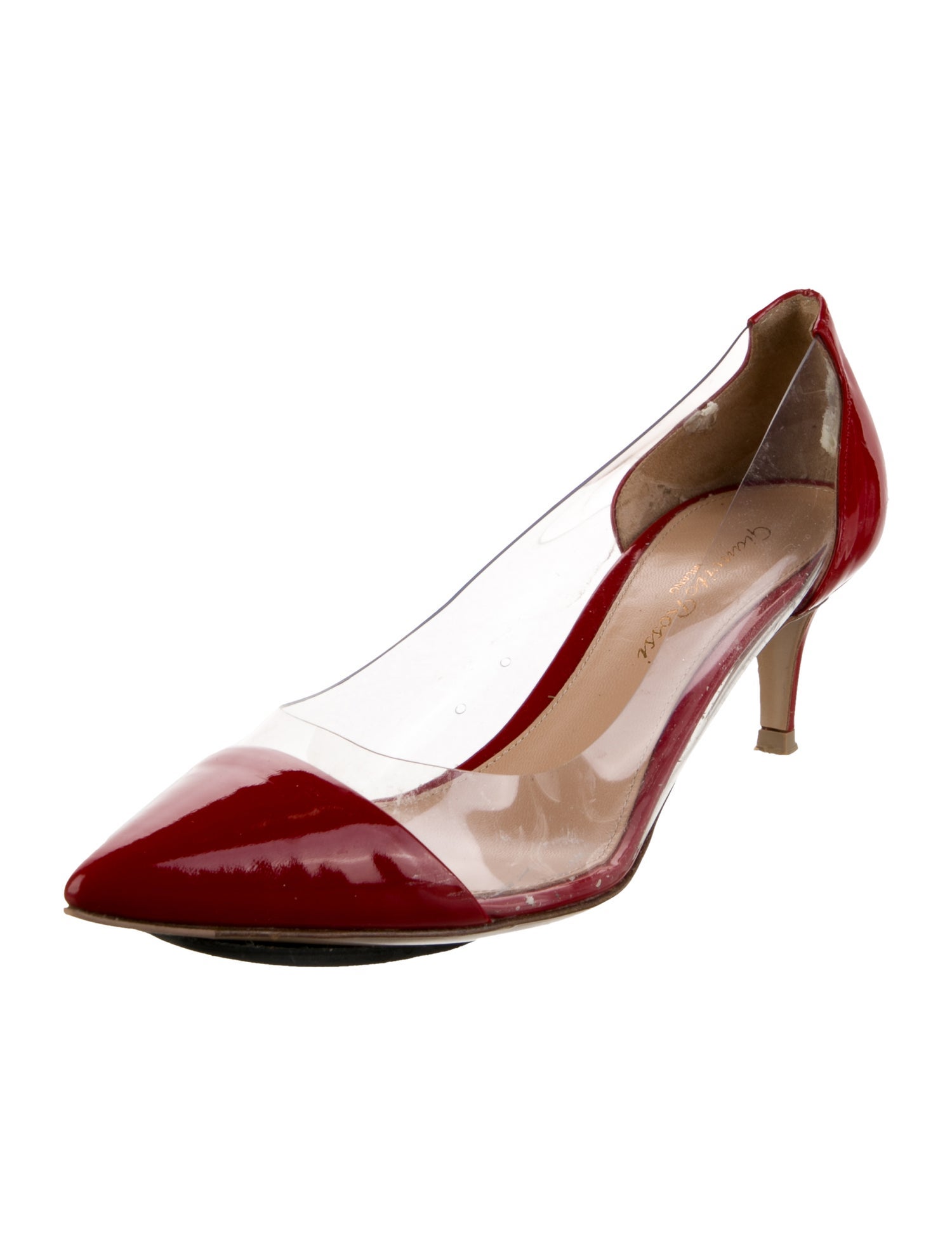 Gianvito Rossi Patent Leather D'Orsay Pumps