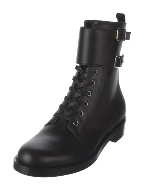 Gianvito Rossi Leather Combat Boots