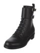 Gianvito Rossi Leather Combat Boots