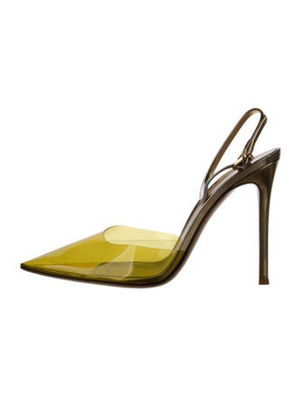 Gianvito Rossi PVC Slingback Pumps