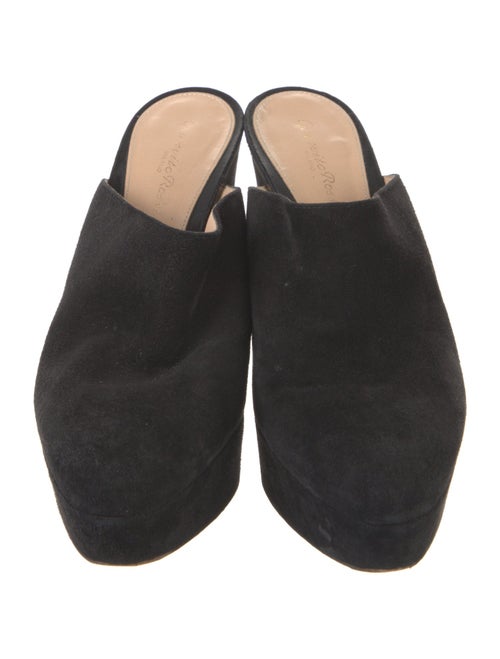 Gianvito Rossi Suede Mules